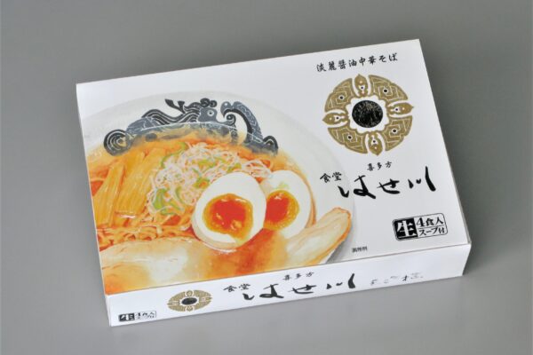 食堂はせ川　淡麗醤油中華そば4食入