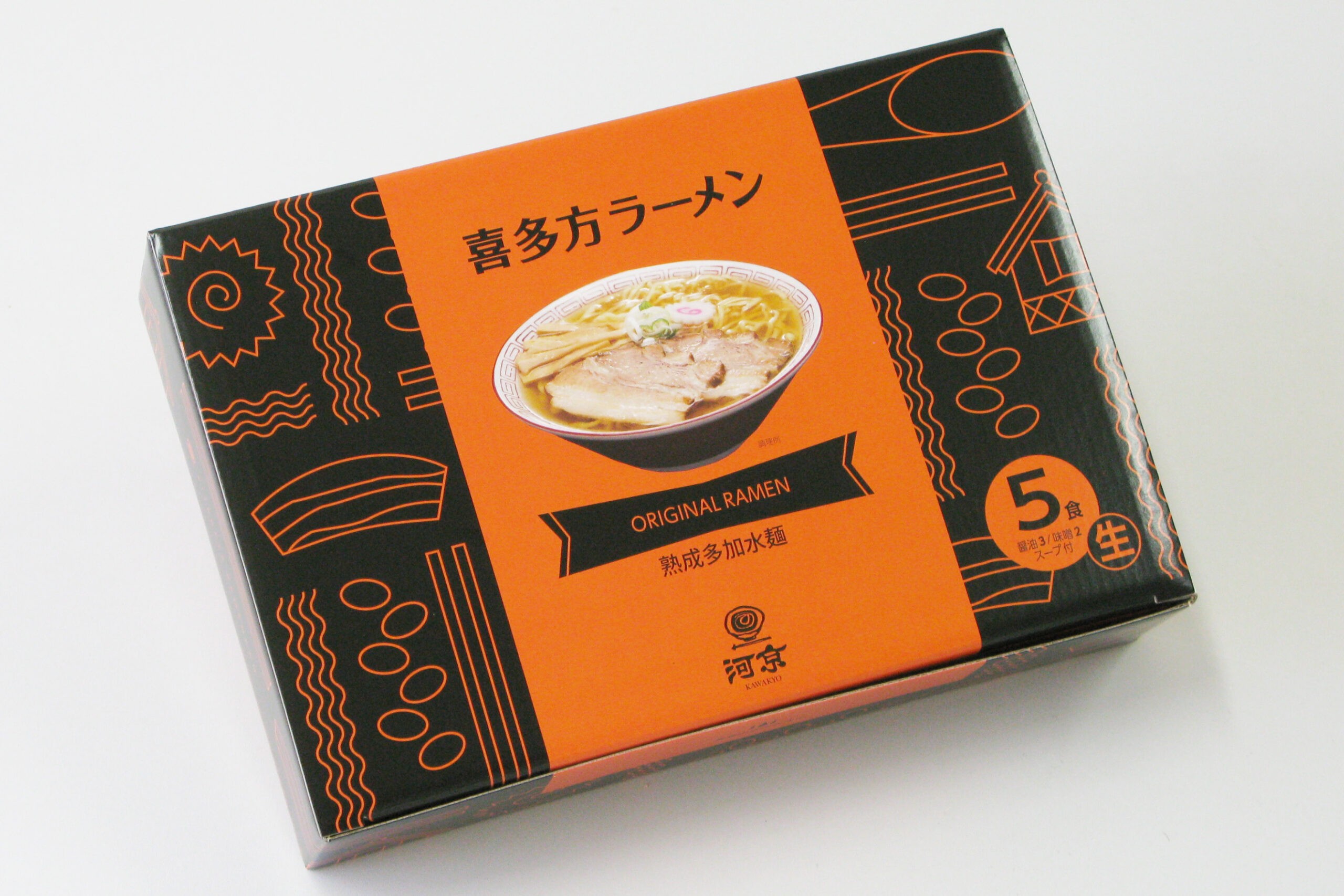 黄色い箱でおなじみ!喜多方ラーメンの河京 株式会社河京 熟成多加水麺